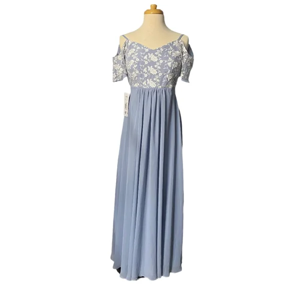 azazie dresses dusty blue Azazie Dusty Blue Necktie